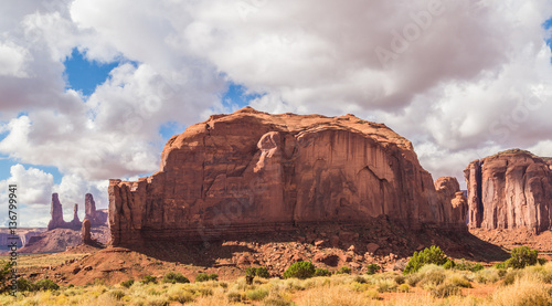 A view on the Monument valley Navajo tribal park,Utah-Arizona,USA.