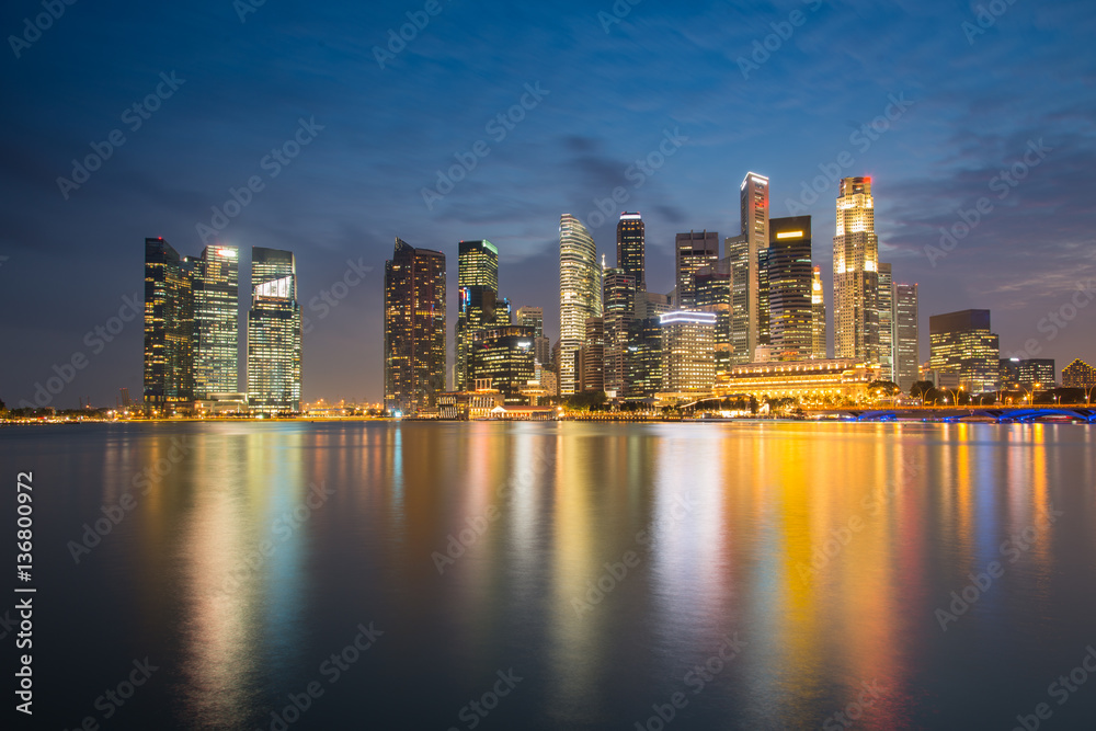 Singapur Finanzbezirk