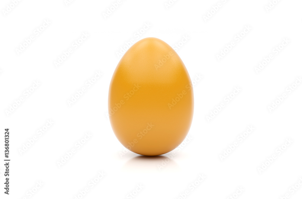 Osterei orange matt