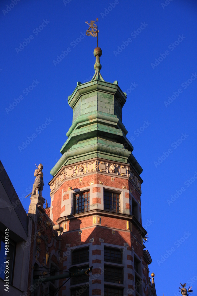 une tour du Grand Arsenal de Gdansk une tour du Grand Arsenal de Gdansk