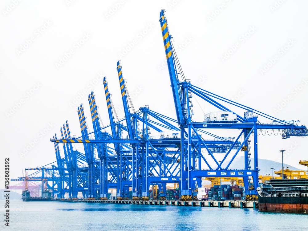 Fototapeta premium busan hafen
