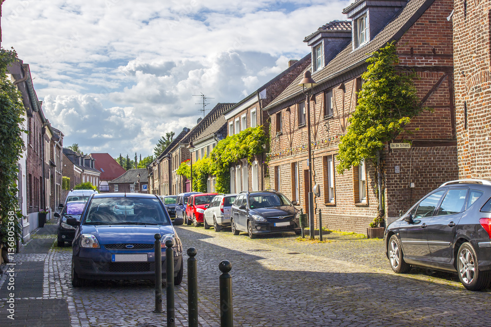 Street in Wachtendonk, Germany