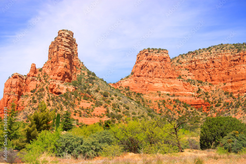 Red rock mountains in Sedona ,Arizona