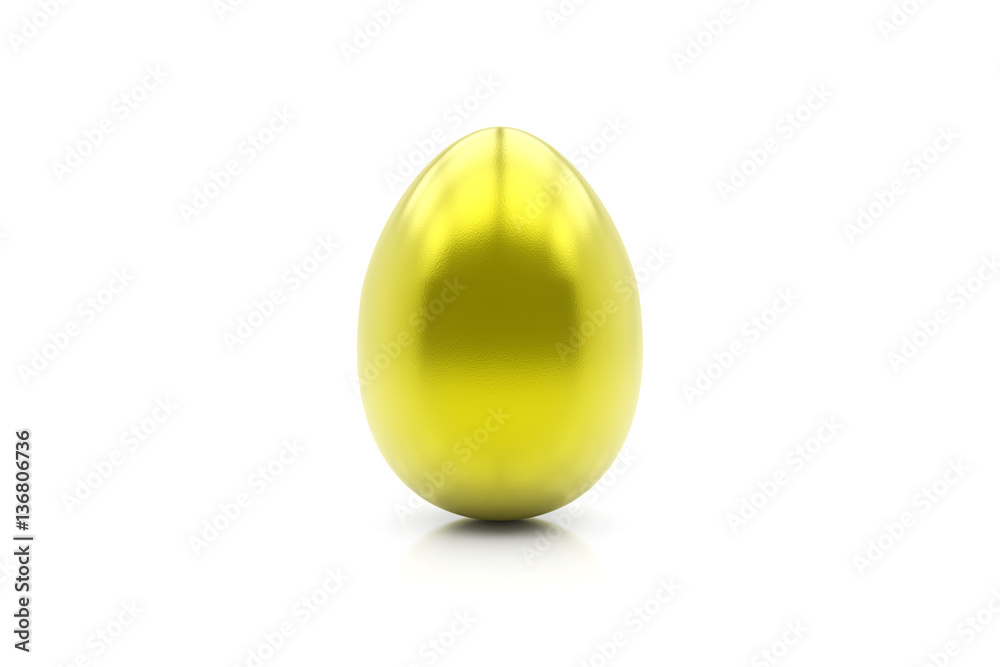 Osterei gelb metallic matt Osterei gelb metallic matt