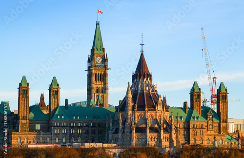 Parliament Hill and the Canadian House of Parliament