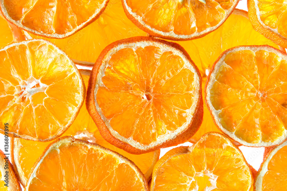 Background from slices of orange fruit Background from slices of orange fruit
