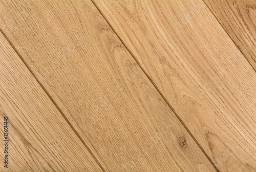 Oak hardwood flooring .