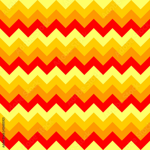 Chevron pattern seamless vector arrows geometric design colorful yellow orange red