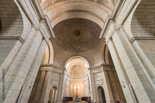 Interior of Santo Domingo de Silos monastery  in Burgos  Spain.
