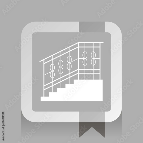 staircase with handrails