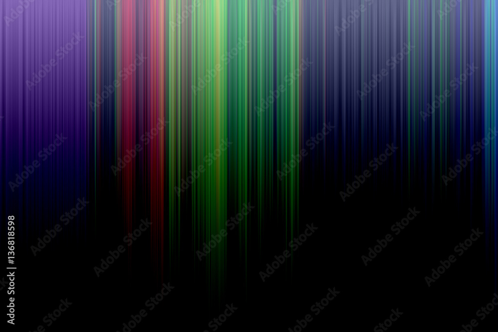 Neon abstract lines effect on dark background