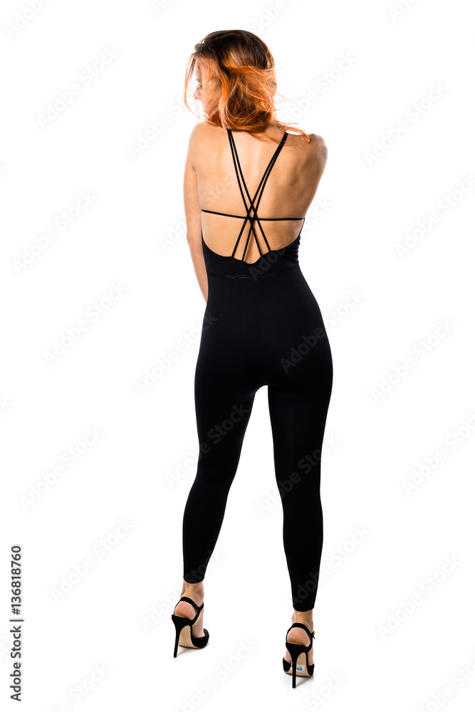 Beautiful russian woman with orange hair Beautiful russian woman with orange hair