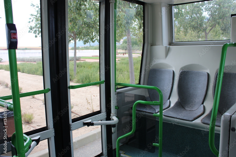 interior bus photo