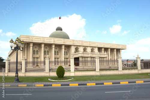 Kulturpalast am Cultural Palace Square in Sharjah City, Vereinigte Arabische Emirate, Arabische Halbinsel, Naher Osten