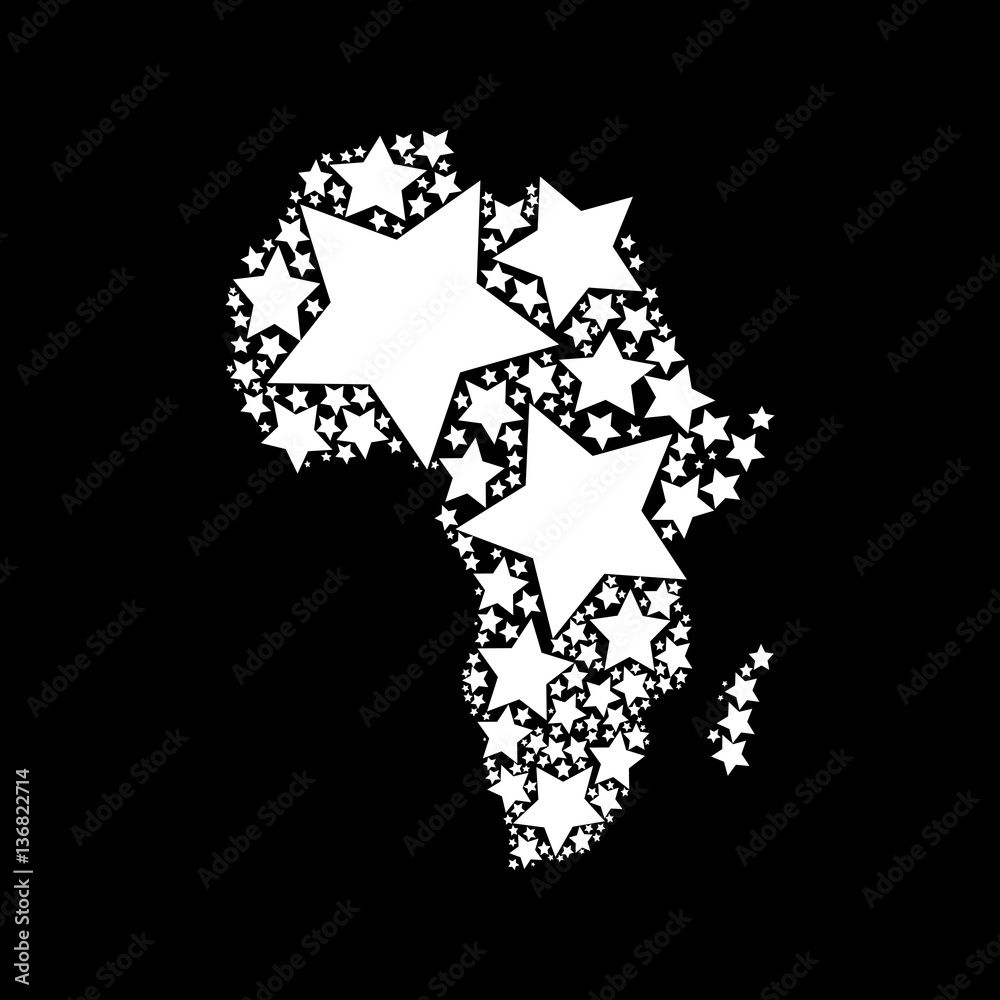 Map of africa. map concept. Abstract background. Vector illustration. Map of africa. map concept. Abstract background. Vector illustration.