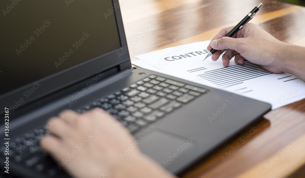 businessman hand working with new modern computer and business s businessman hand working with new modern computer and business s