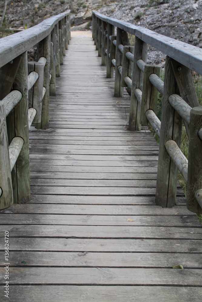 Puente de madera