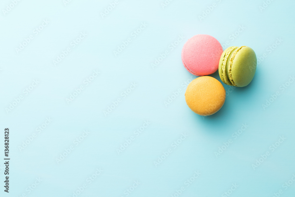 Tasty sweet macarons. Tasty sweet macarons.