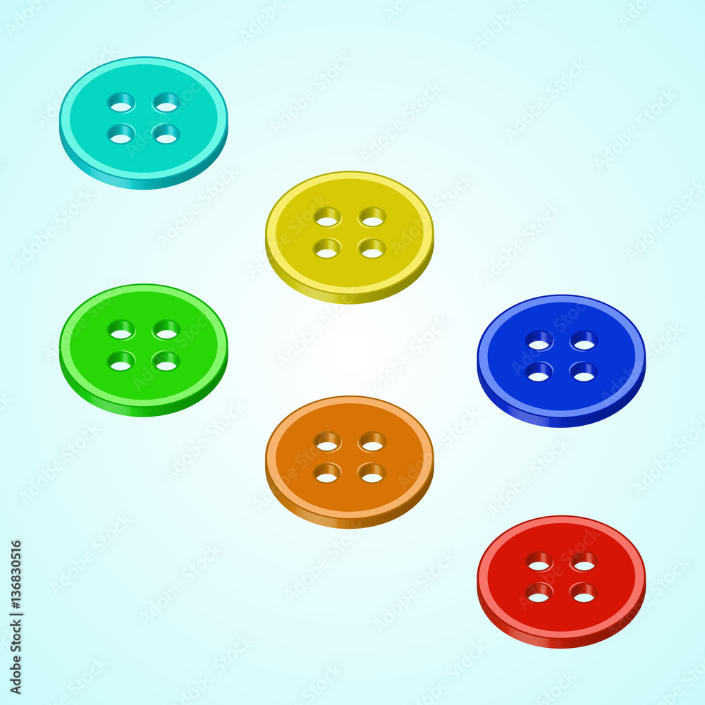 Abstract button for clothes. Icon buttons for clothes. Vector button. Abstract button for clothes. Icon buttons for clothes. Vector button.
