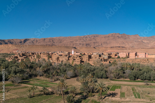 Town and oasis of Tinerhir, Morocco
