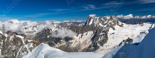 Foto Panorama depuis l'Aiguille du Midi