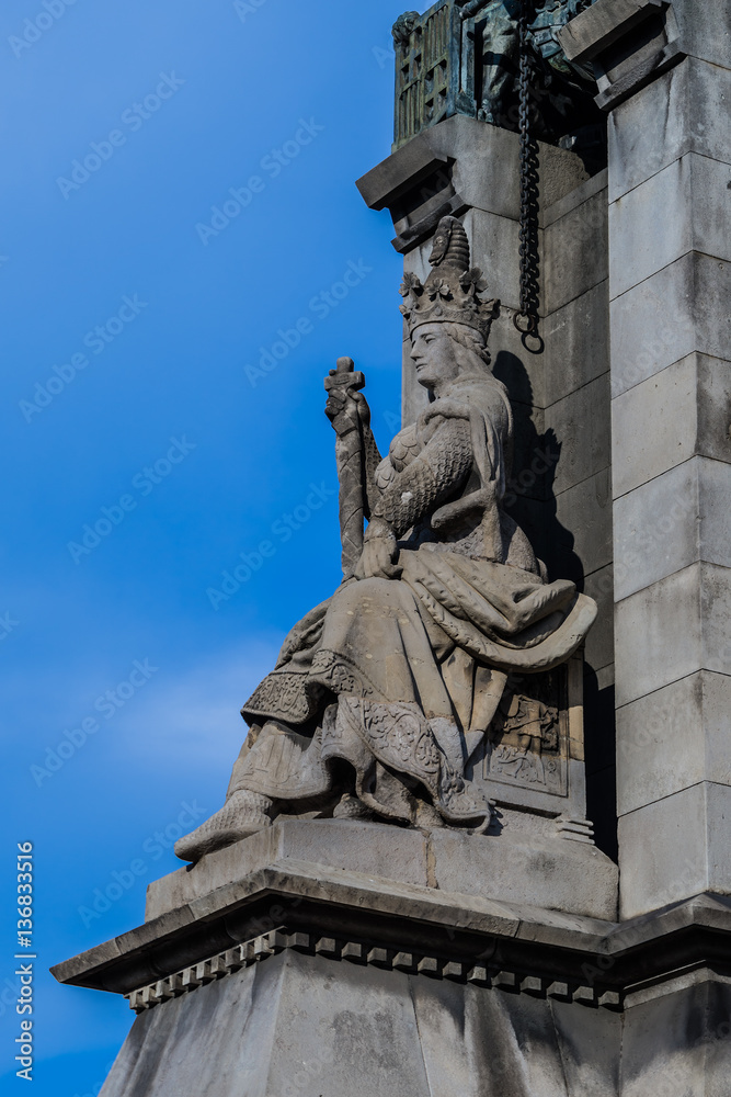 Christopher Columbus Monument (1888). Barcelona, Spain. Christopher Columbus Monument (1888). Barcelona, Spain.