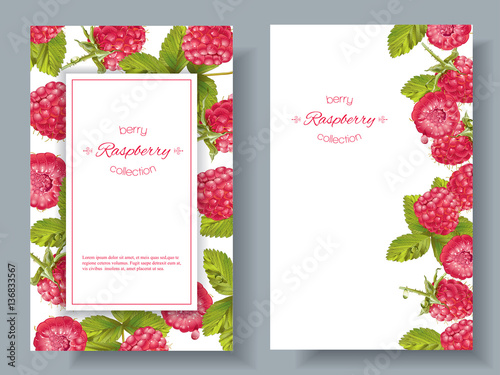 Raspberry vertical banners