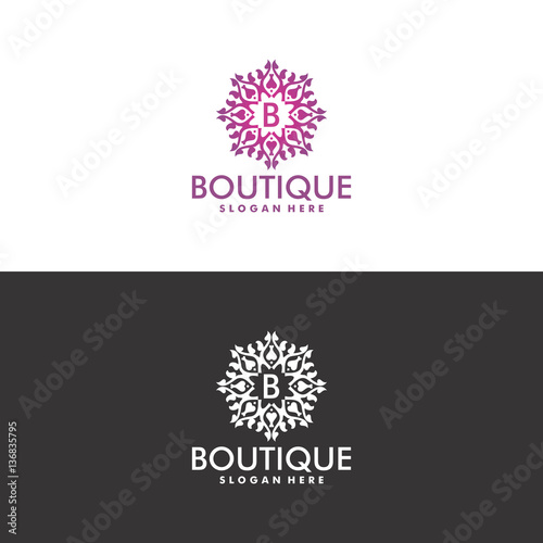 boutique logo in vector