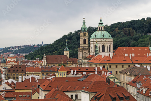 Wallpaper Mural Classic cityscape in Prague, with red tile roofs. Torontodigital.ca