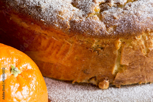 Orange rice cake