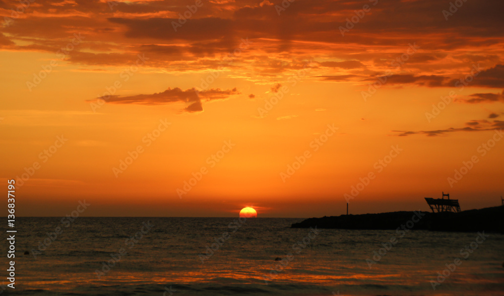 Sonnenaufgang in Apulien