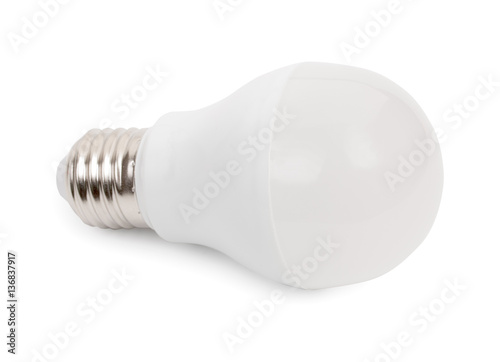 Energy saving LED bulb isolated on a white background