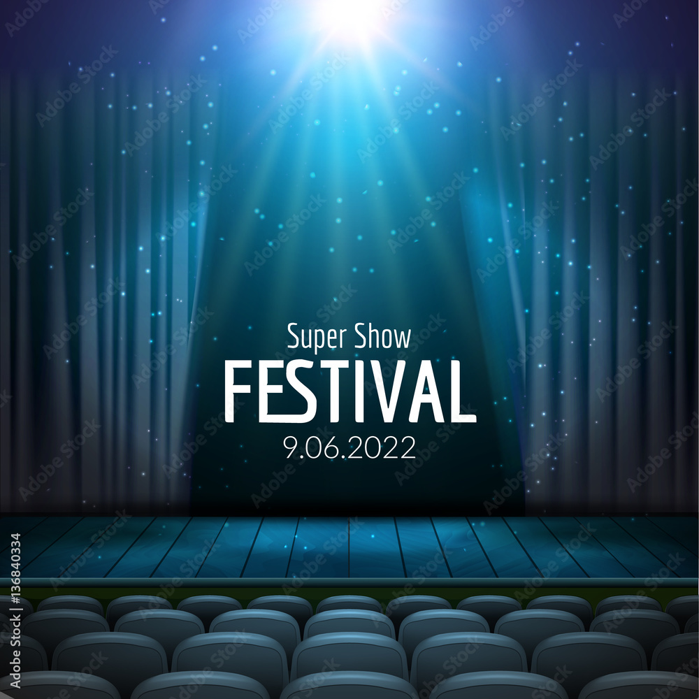 Theatre Stage Design Template Theatre Stage Design Template