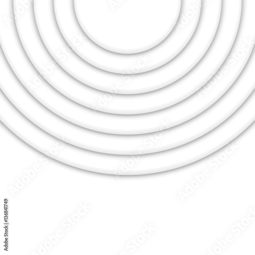 Abstract circle round wave design template. Colorful swirl layout