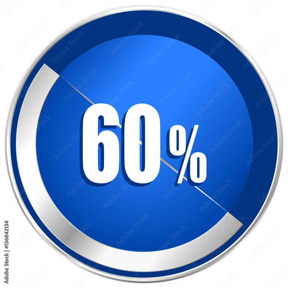 60 percent blue silver metallic web and smartphone vector icon isolated on white background
60 percent blue silver metallic web and smartphone vector icon isolated on white background