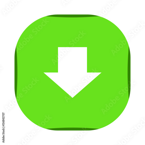Green Download Button