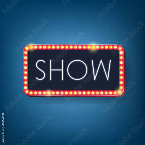 Show, Neon light with Elect...