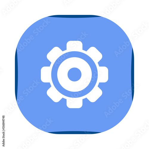 Blue Settings Icon