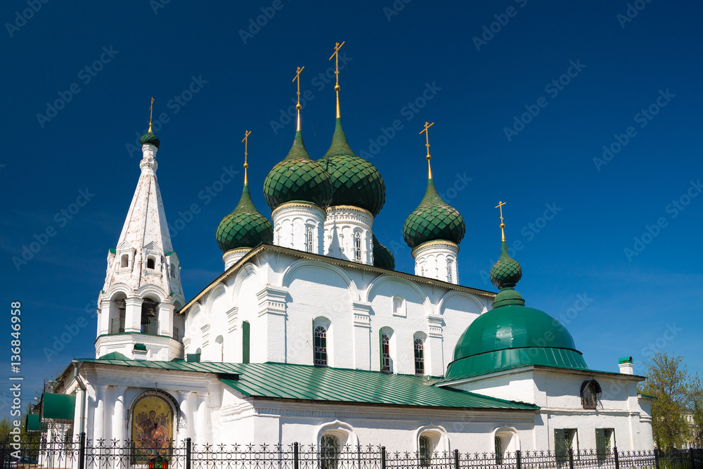 Church of Spasa na Gorodu. Yaroslavl, Golden Ring of Russia.