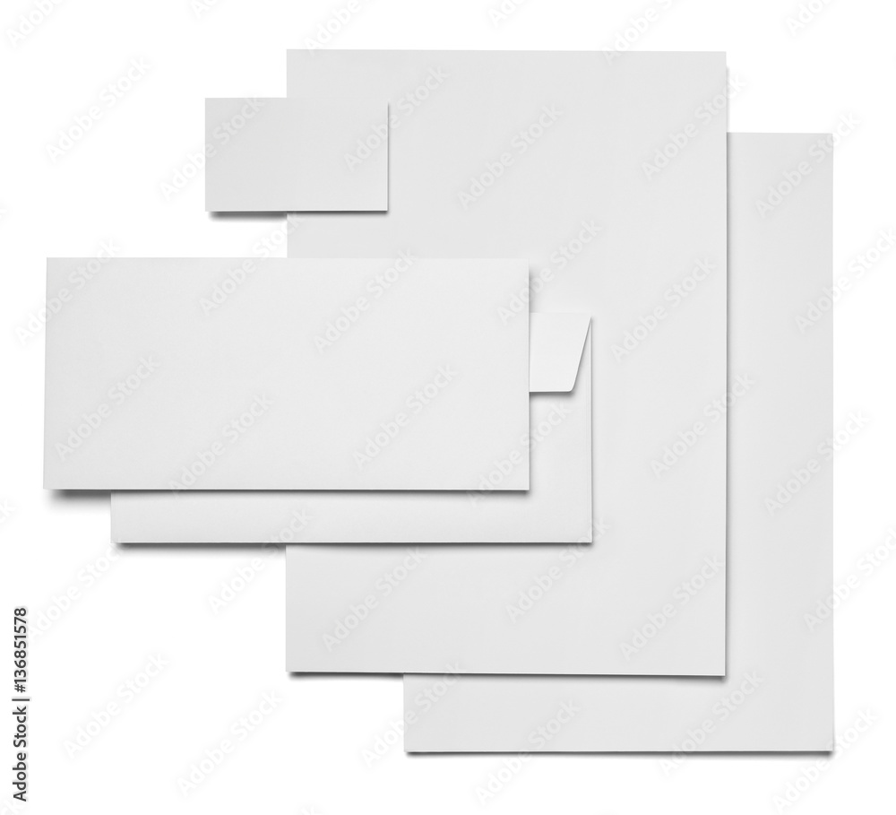 envelope letter card paper template business Stock Photo Adobe Stock