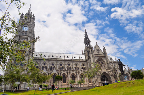 Basilica del Voto Nacional in Quito, Ecuador