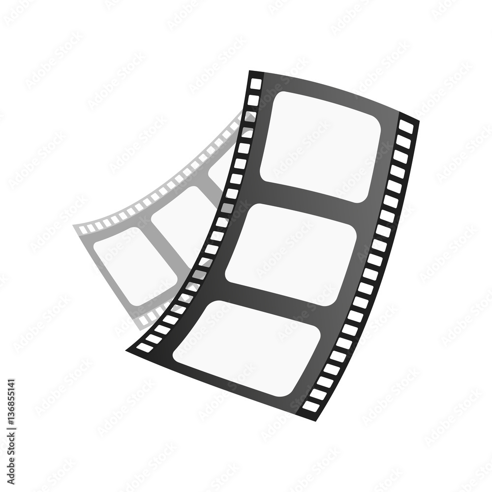 Film cinema technology vector illustration.