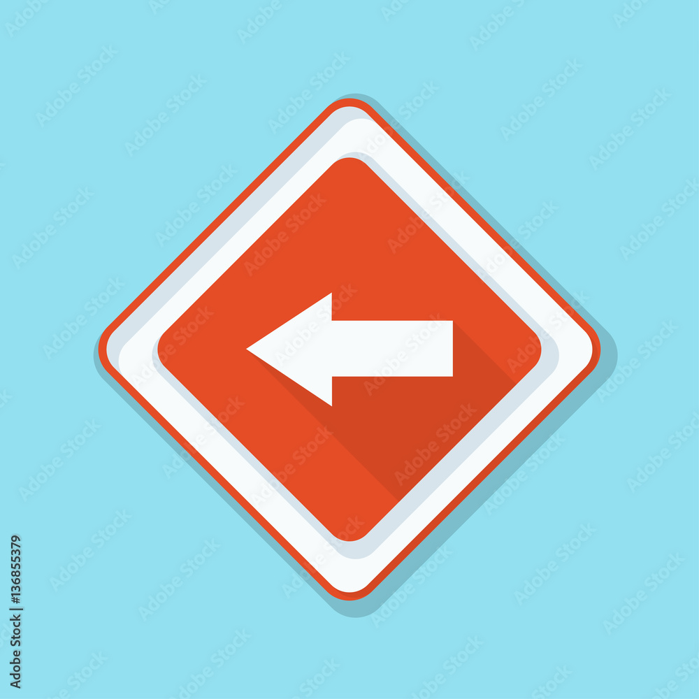 Left Arrow Sign illustration Left Arrow Sign illustration