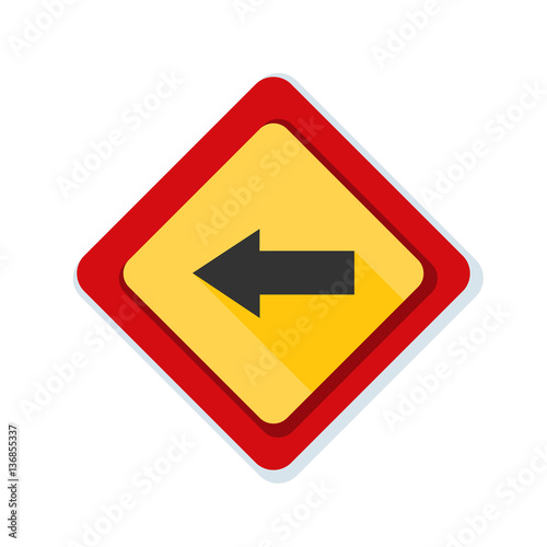 Free Download Left Arrow Sign illustration - GFXLoad