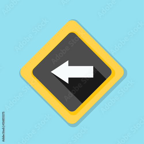 Free Download Left Arrow Sign illustration - GFXLoad
