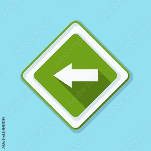 Free Download Left Arrow Sign illustration - GFXLoad