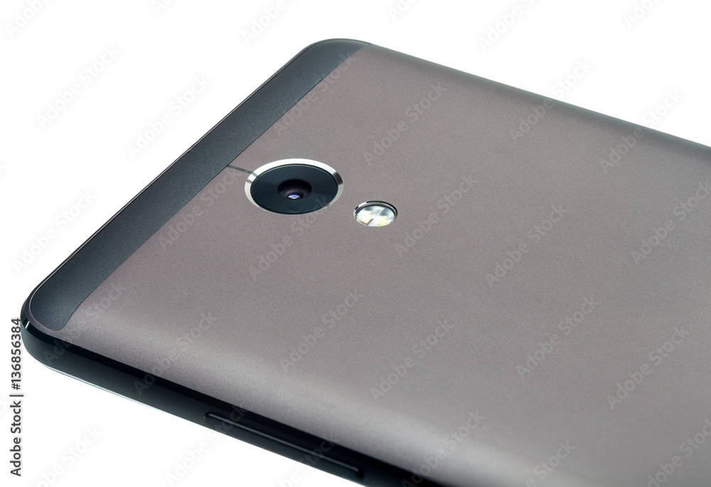 Mobile phone rear view. Mobile phone rear view.