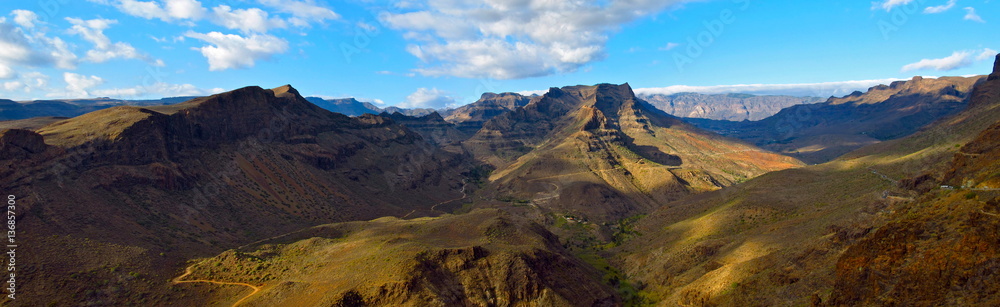 Volcanic valley in Canary Islands 1