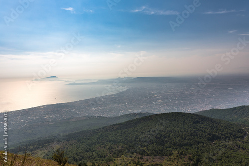 Foggy view of gulf of Naples © mkos83