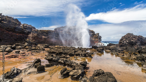 Nakalele Blow Hole on the island of Maui, Hawaii.